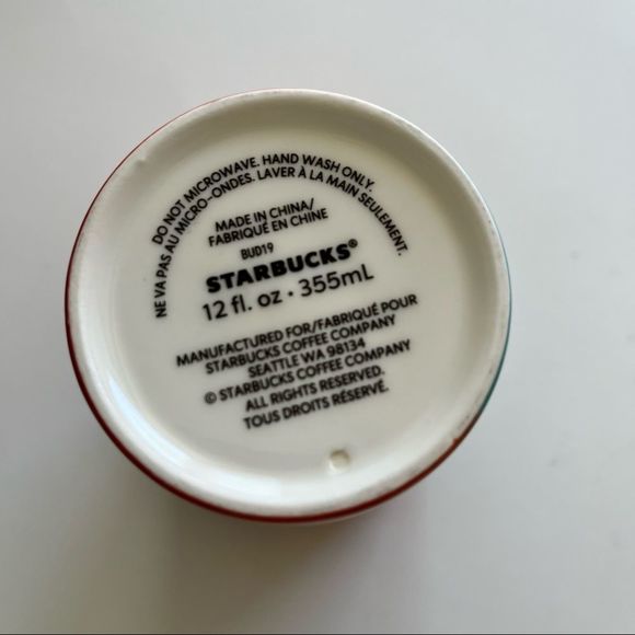 Starbucks Multicolor 12 oz. Ceramic Tumbler New no lid. - Picture 6 of 6